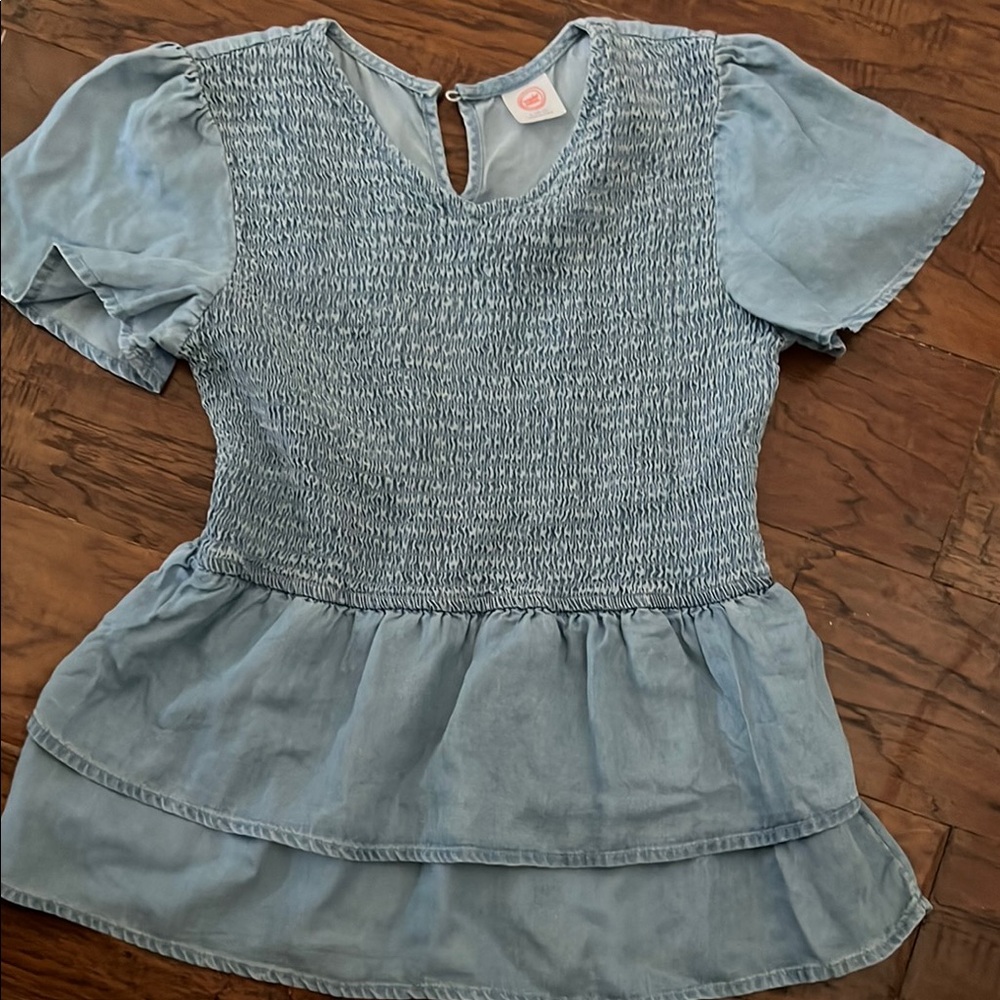 Wonder Nation Blue Kids Blouse